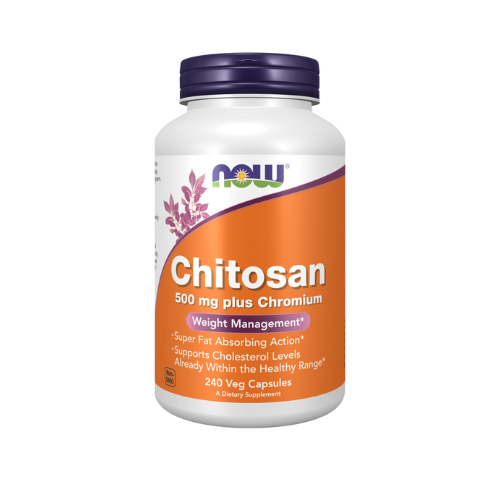 Now Chitosan 500 mg plus Chromium, 240 Veg Capsules
