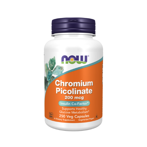 Now Chromium Picolinate 200mcg, 250 capsules