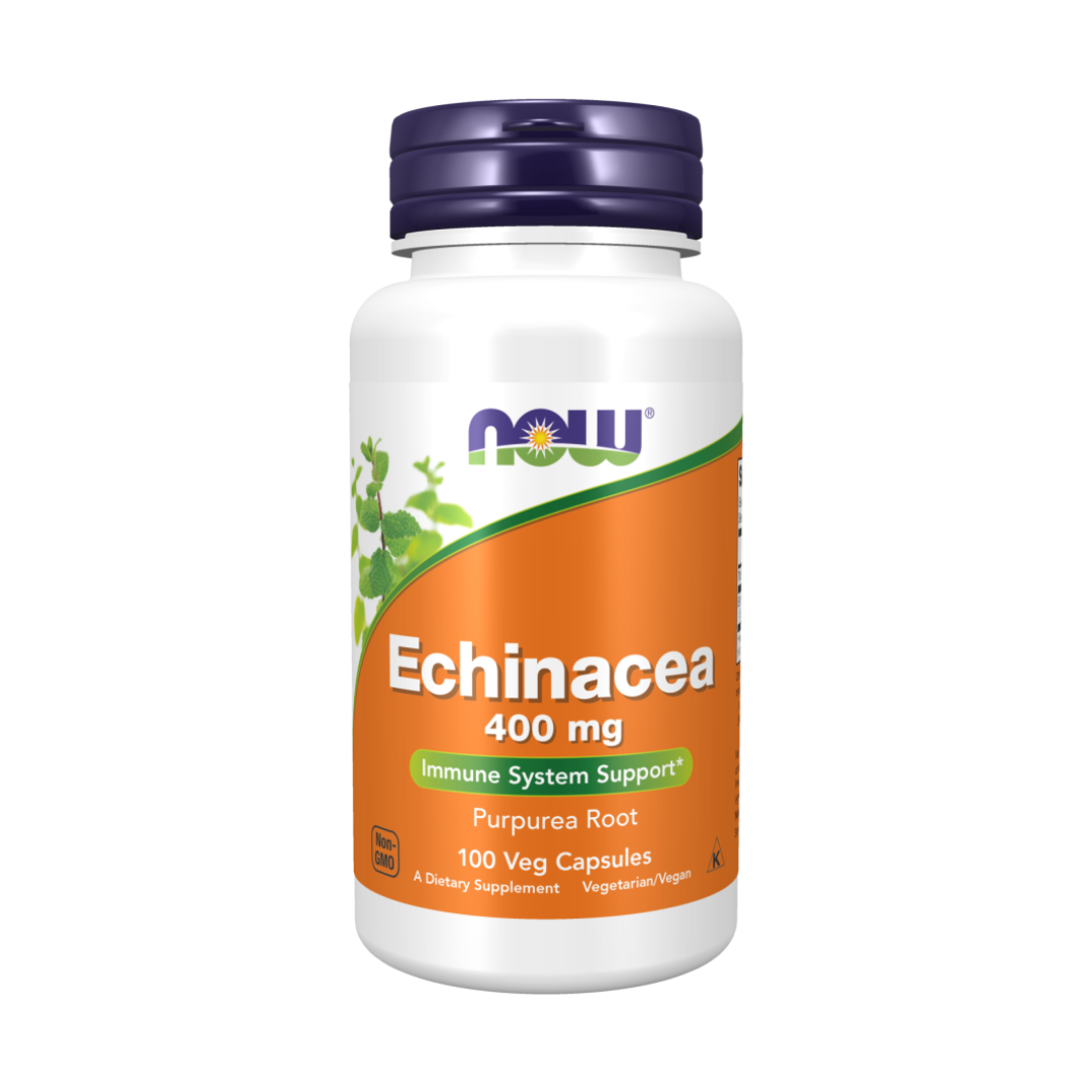 Now Echinacea 400mg, 100 capsules