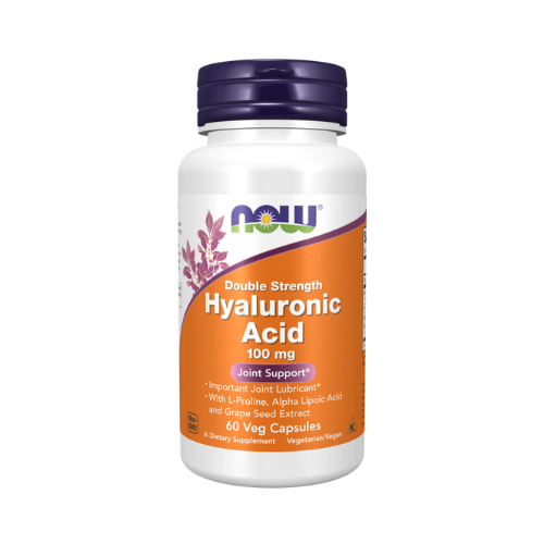 Now Hyaluronic Acid Double Strength 100 mg, 60 Veg Capsules