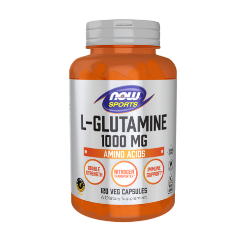 Now L-Glutamine 1000mg, 120 capsules