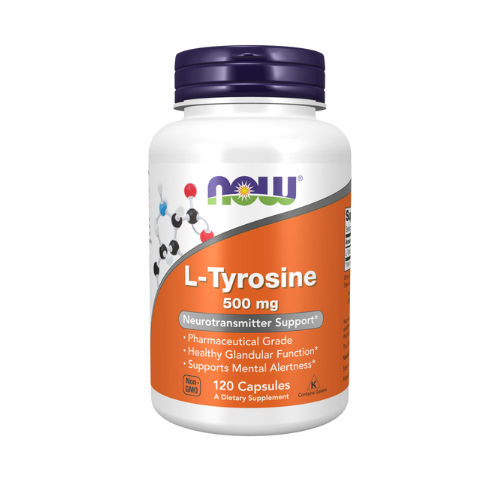 Now L-Tyrosine 500 mg, 120 capsules
