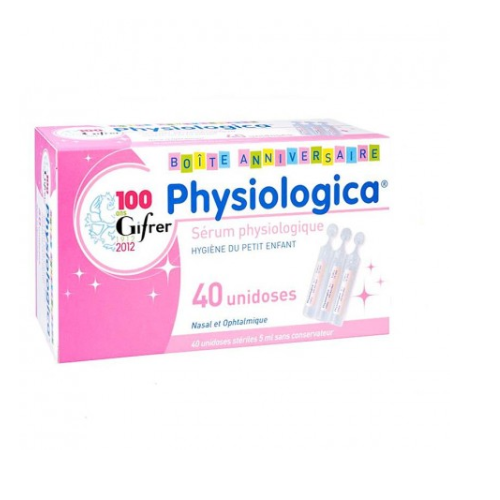 Physiologica Physiological Solution Unidoses, 40 x5ml ampules