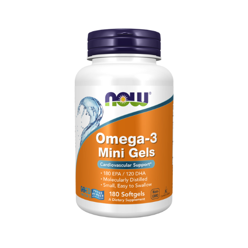 Now Omega 3, 180 mini gels
