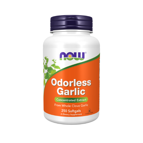 Now Odourless Garlic, 250 softgels