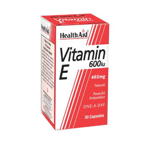 Health Aid Vitamin E 600 i.u, 30 capsules