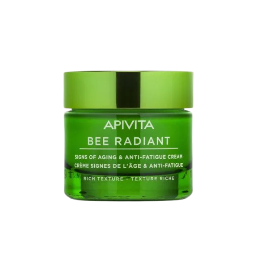 Apivita Bee Radiant Signs of Aging & Anti-Fatigue Cream - Rich Texture, 50 ml
