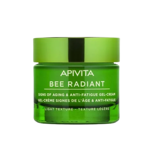 Apivita Bee Radiant Signs of Aging & Anti-Fatigue Gel-Cream - Light Texture, 50ml