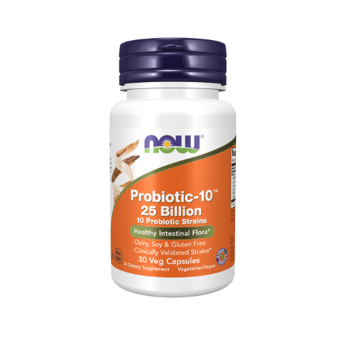 Now Probiotic-10™ 25 Billion, 50 Capsules