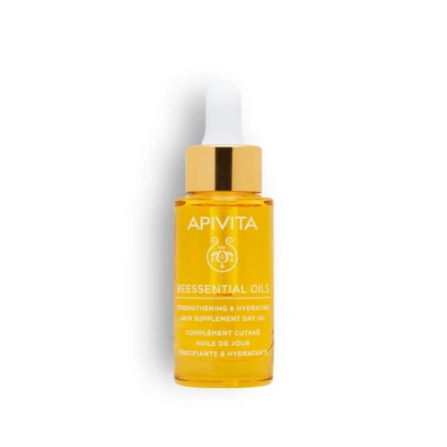 Apivita Beessentials Strengthening & Hydrating Skin Supplement Day Oil, 15ml