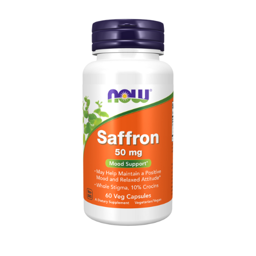 Now Saffron 50mg, 60 capsules