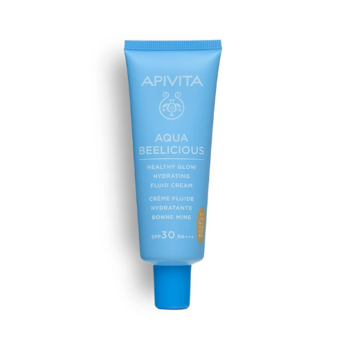 Apivita Aqua Beelicious Healthy Glow Hydrating Fluid Cream spf30, 40ml
