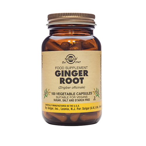 Solgar Ginger Root 520mg, 100 capsules