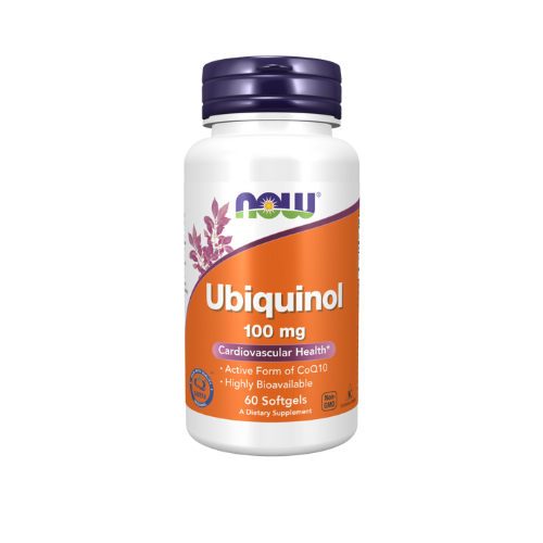 Now Ubiquinol 100 mg, 60 softgels