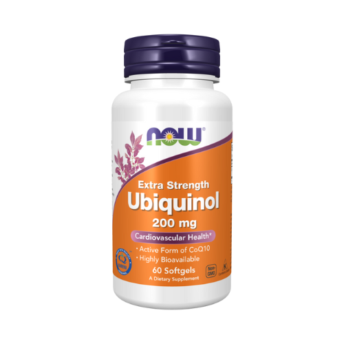 Now Ubiquinol Extra Strength 200 mg, 60 softgels