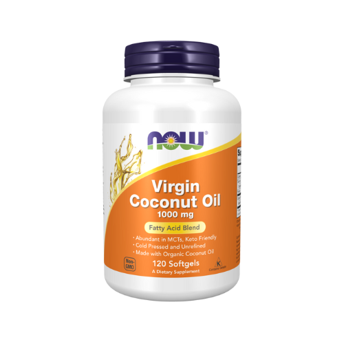 Now Virgin Coconut Oil 1000mg, 120 softgels