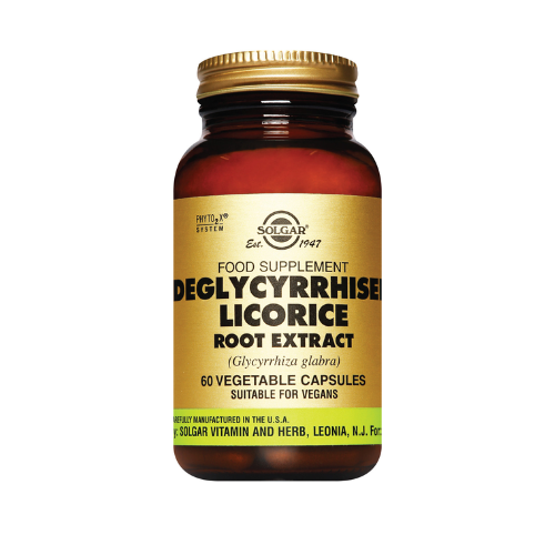 Solgar Deglycyrrhised Licorice Root Extract, 60 capsules