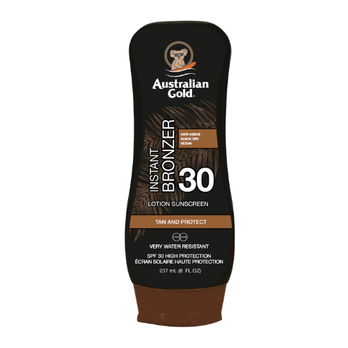 Australian Gold Sun Protection SPF 30 Lotion with Bronzer, 237ml