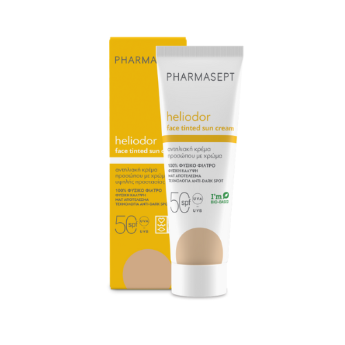 Pharmasept Heliodor Face Tinted Sun Cream spf50, 50ml