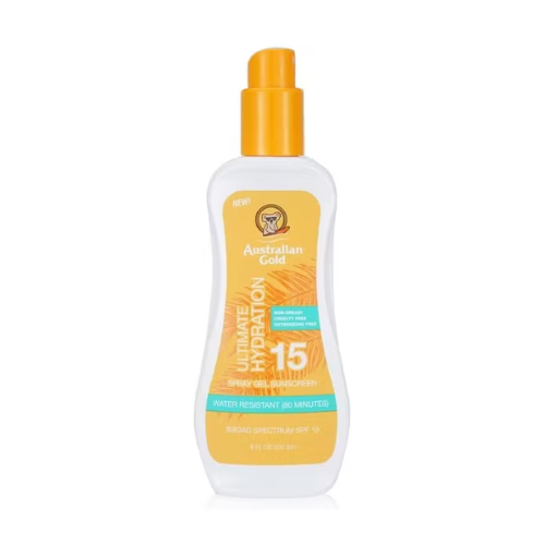 Australian Gold Ultimate Hydration spf15 Spray Gel Sunscreen, 237ml