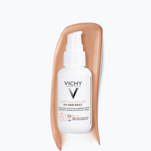 Vichy Capital Soleil UV Age Daily SPF50+ Tinted Facial Sunscreen, 40ml