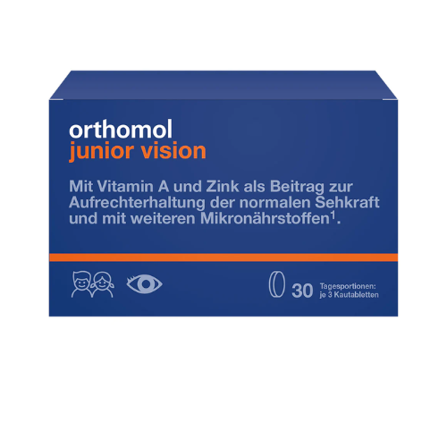 Orthomol Junior Vision, 30 chewable tablets