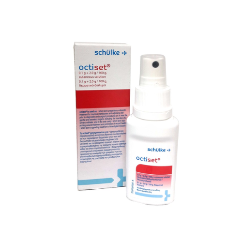 Octiset Antiseptic Cutaneous Solution Spray, 50ml