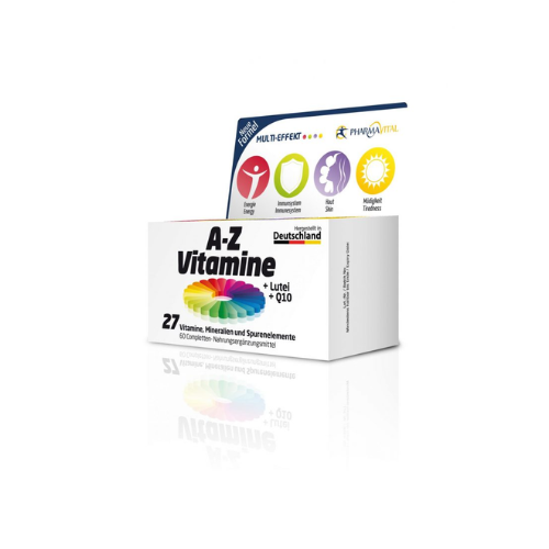 PharmaVital Multivitamin A-Z with Lutein and Q10, 60 capsules