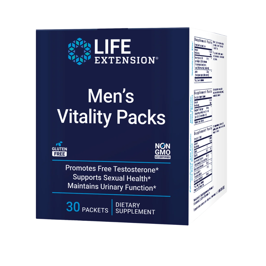 Life Extension Men's Vitality Packs, 30 packets