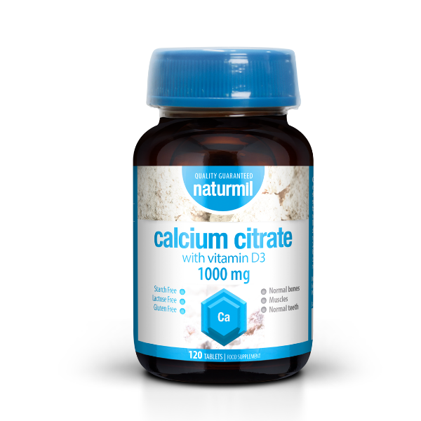Naturmil Calcium Citrate, 120 capsules