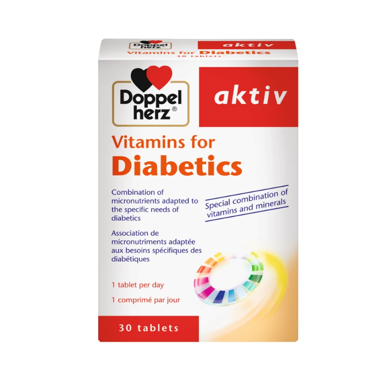 Doppel Herz Diabetiker Vitamins & Minerals, 30 tablets