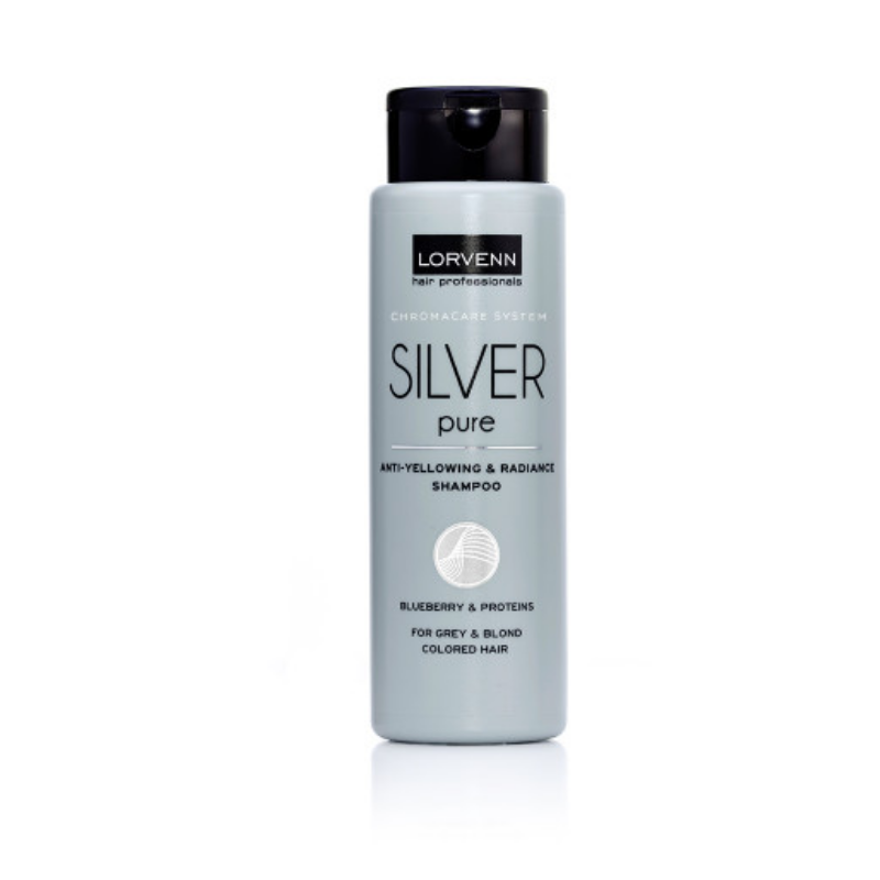 Lorvenn Silver Pure Anti-Yellowing and Radiance Shampoo, 300ml