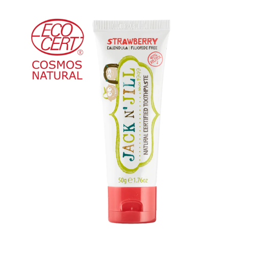 Jack N' Jill Natural Certified Toothpaste Strawberry, 50g