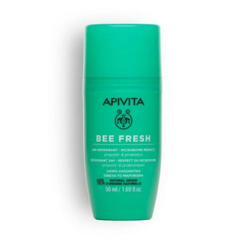 Apivita Bee Fresh 24h Deodorant Microbiome Respect, 50ml