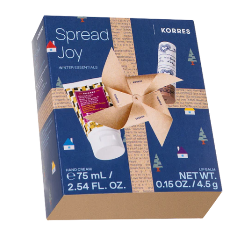 Korres Spread Joy Hand Cream and Lip Balm, Gift Set