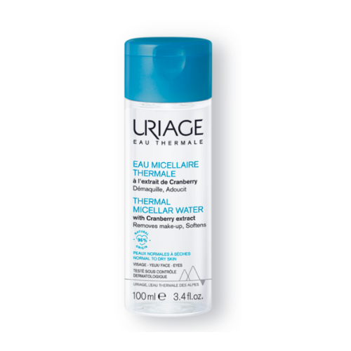 Uriage Blue Miscellar Water With Cranberry Extract, 100ml