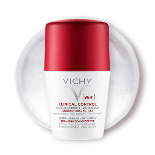 Vichy Clinical Control 96H Roll-On Deodorant, 50g