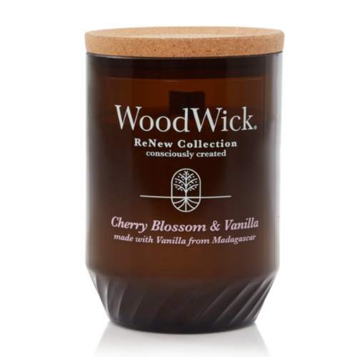 WoodWick Candle ReNew Cherry Blossom & Vanilla, 184 gr