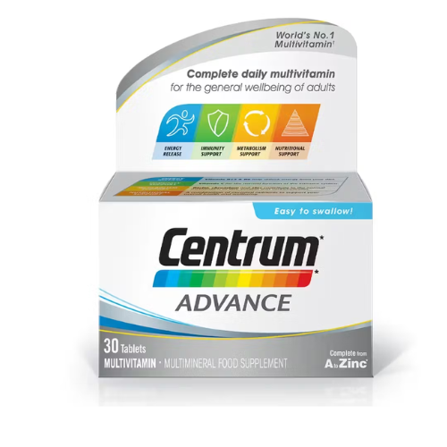 Centrum Advance A to Zinc Multivitamins, 30 tablets