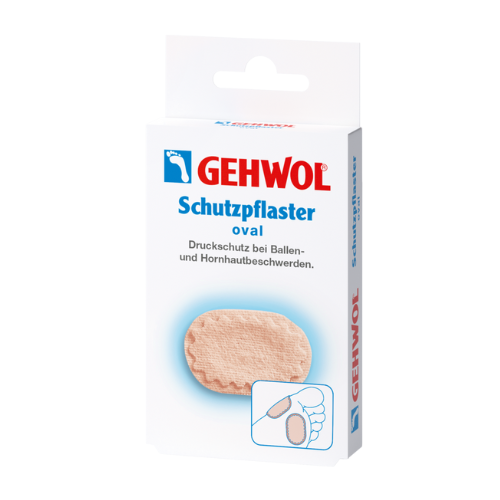 Gehwol Protective Oval Plasters, 4 units