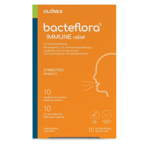 Bacteflora Immune Relief Probiotics, 10 Capsules