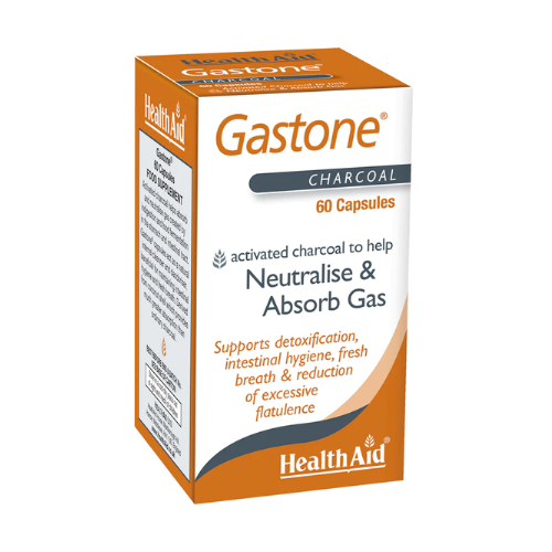 Health Aid  Gastone Activated Charcoal, 60 capsules