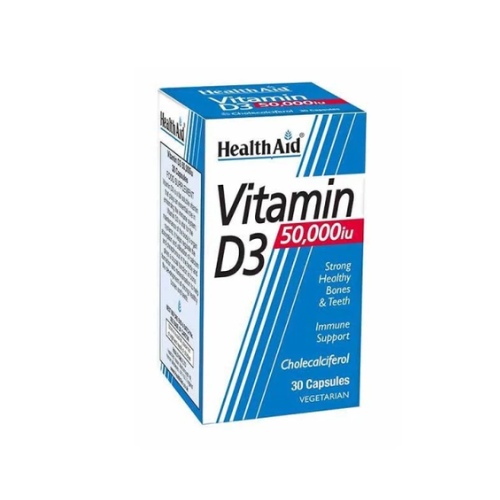 Health Aid Vitamins D3 50,000iu, 30 capsules