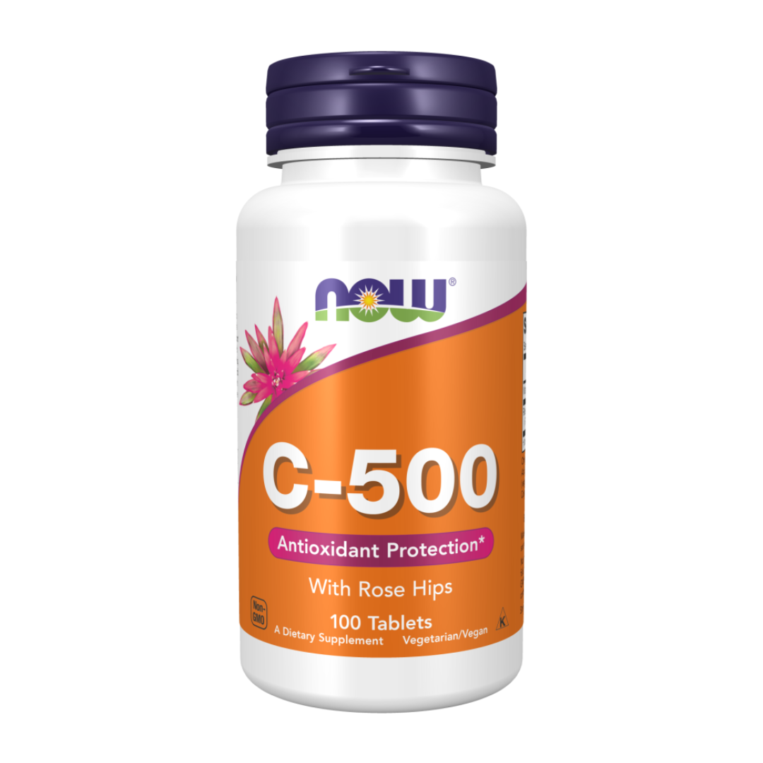 Now Vitamin C-500, 100 tablets