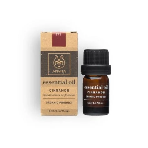 Apivita Cinnamon Organic Essential Oil, 5 ml