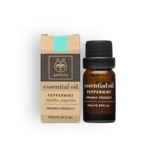 Apivita Peppermint Organic, Essential, 10ml