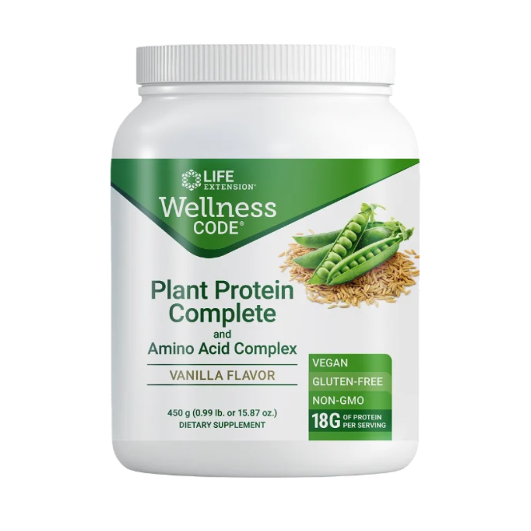 Life Extension Wellness Code Plant Protein Complete & Amino Acid Complex, 450g