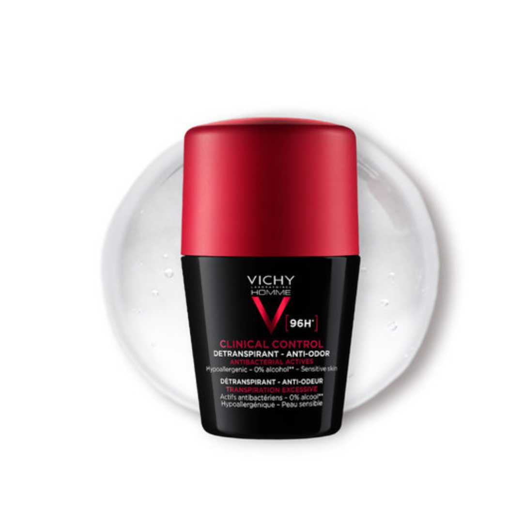 Vichy Clinical Control 96H Men Roll-On Deodorant, 50ml
