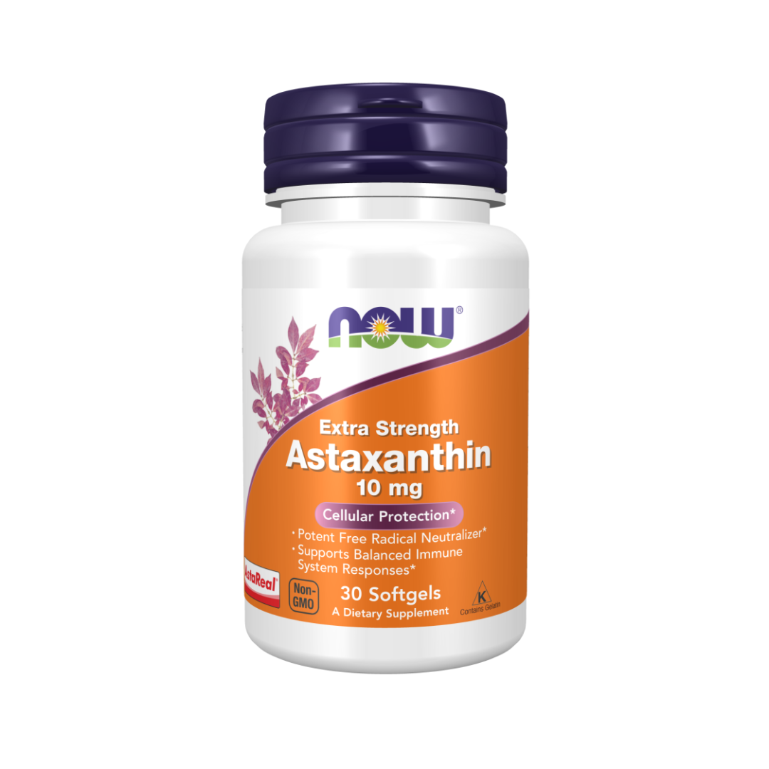 Now Astaxanthin Extra Stength 10mg, 60 softgels
