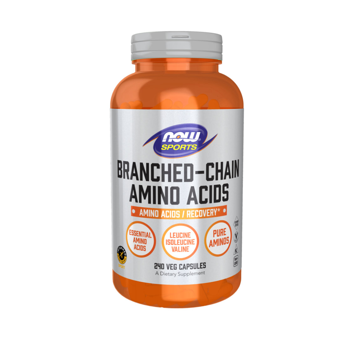 Now BCAA - Branched Chain Amino Acids, 240 capsules